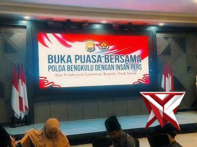 Buka Puasa Bersama Insan Pers Bengkulu dan pemberian santunan kepada anak yatim