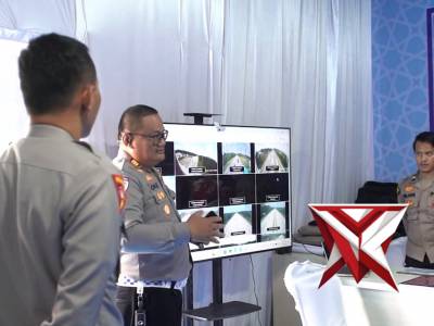 Pemantauan Posyan dan Mako Polres OKI oleh Pamatwil Polda sumsel