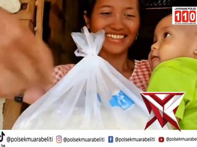 Kunjungan personil Polsek Muara Beliti Polres Musi Rawas Kepada Masyarakat setempat - PoliceTube