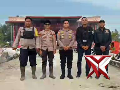 giat pengamanan sembahyang kubur (cengbeng) oleh polsek panipahan