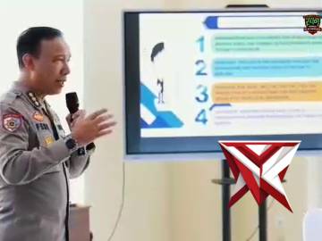 Kapolda Sumatera Selatan, Irjen Pol Dr. Sandi Nugroho, memimpin kegiatan Coffee Morning