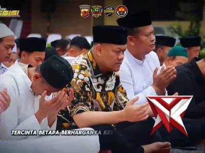 PELAKSANAAN SHOLAT IED DI MAPOLRES SUBANG