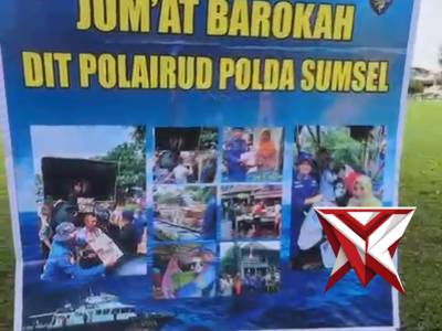 JUM'AT BAROKAH DITPOLAIRUD POLDA SUMSEL - PoliceTube