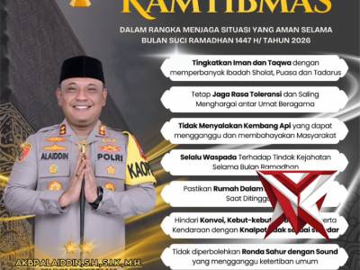 Himbauan Kamtibmas Kapolres Tuban