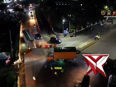 Kapolres sukabumi kota melaksanakan penyekatan sumbu 3 diwilkum polres sukabumi kota