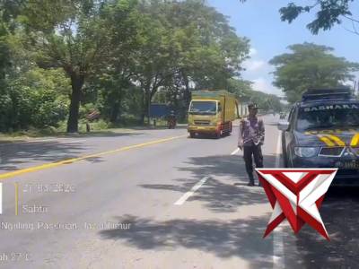 Patroli Bluelight Polsek Nguling