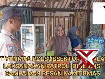 Patroli Dialogis Sampaikan Himbauan Kamtibmas - PoliceTube