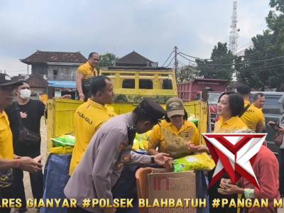 Gerakan Pangan Murah Polres Gianyar di Blahbatuh, Masyarakat Apresiasi Polri Ringankan Beban Warga
