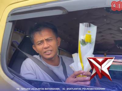 Polantas Batanghari Menyapa, Gelorakan Semangat HUT RI ke-80 Tahun 2025