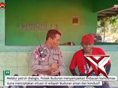 Patroli Dialogis Polsek Buduran Jaga Kamtibmas di Bulan Suci Ramadhan
