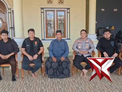 Silahturahmi kapolsek air sugihan beserta anggota ke tokoh masyarakat air sugihan