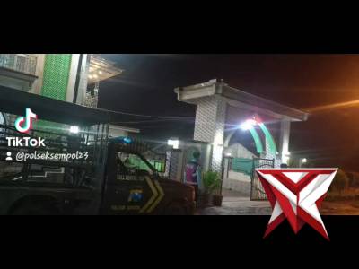 Polsek Sempol Pastikan Ibadah Tarawih Berjalan Lancar