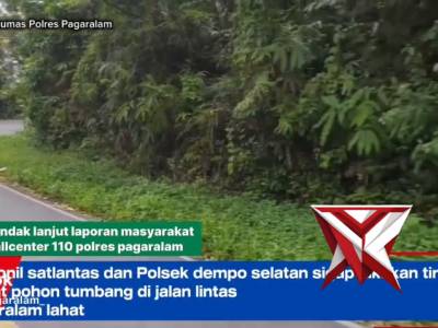 Personil sat lantas dan Polsek dempo selatan sigap lakukan tindakan