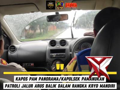 Kapos Pam Panorama/Kapolsek Pamanukan
Patroli Jalur Arus Balik Dalam Rangka KRYD Mandiri