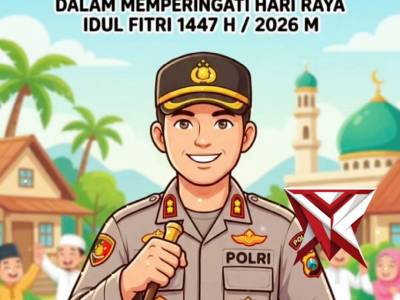 JAGA DTABILITAS KEAMANAN DAN KENYAMANAN IDUL FITRI 1447H 2026 M
UNTUK TIDAK MENYALAKAN RANGKAIAN PET