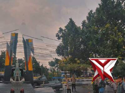 Apel pengamanan pelayanan pospam polsek buah batu pada malam idul fitri