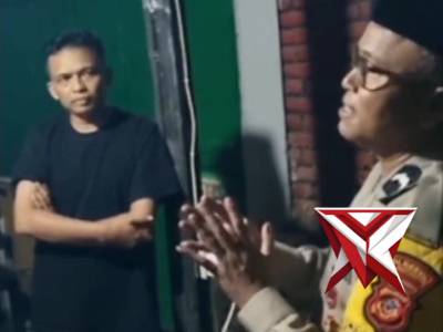 Polsek Cileunyi melaksanakan kegiatan imbauan kamtibmas kepada masyarakat