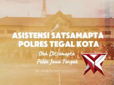 Asistensi Ditsamapta Polda Jateng di Polres Tegal Kota