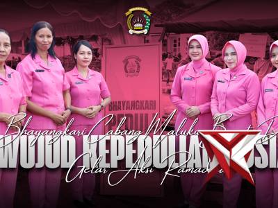 Wujud kepedulian sosial bhayangkari cabang maluku barat daya
