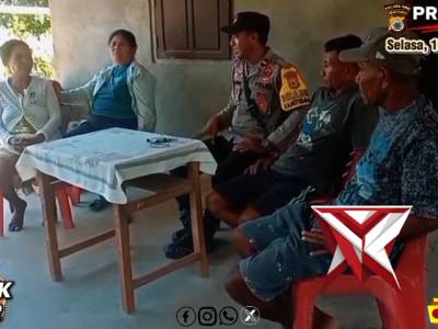 bhabinkamtibmas polsek kisar laksanakan giat Sambang kamtibmas