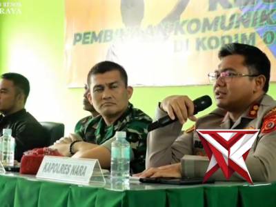 Kapolres Nagan Raya Menghadiri Kegiatan Pembinaan Komunikasi Cegah Konflik Sosial Tahun 2025