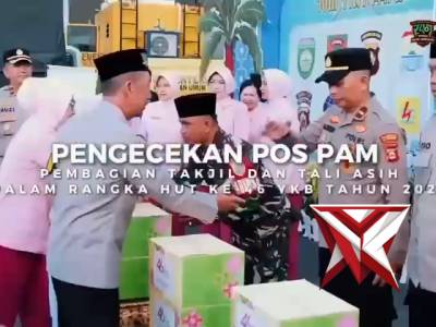 Kapolda Sumsel Cek Pos Pengamanan OPS Ketupat 2026 Serta Bagikan Tali Asih dan Takjil