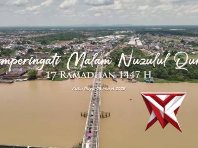 Satbrimob Polda Kalbar Memperingati malam Nuzulul Qur'an