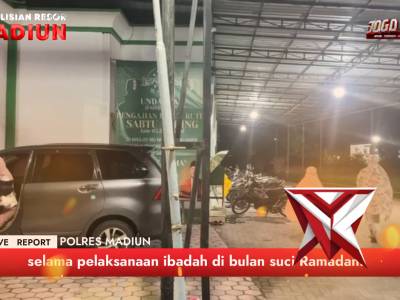 Pada Sabtu malam Minggu, 7 Maret 2026, Polwan Polres Madiun melaksanakan Patroli Presisi dengan mela