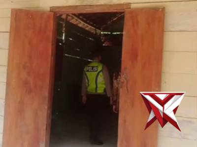 Giat Pengamanan Gereja Oleh Personil Polsek Cempaka