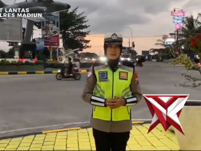 Pantauan arus lalu lintas di wilayah Kab. Madiun