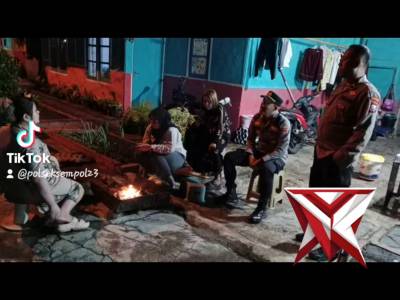 Cegah Petasan dan Pencurian, Polsek Sempol Lakukan Sambang Ramadan