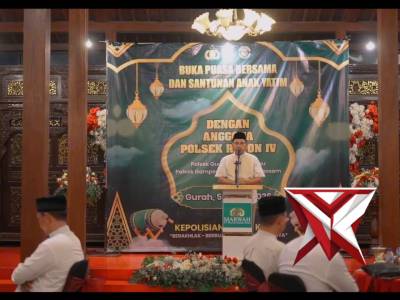 Kapolres Kediri Gelar Buka Puasa Bersama Jajaran Polsek Zona 4 dan Santuni Anak Yatim