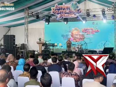 Penutupan Bazar UMKM Ramadhan Fest 2026 di kawasan Pondok Pesantren Nurul Jadid, Paiton, Probolinggo