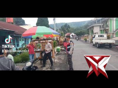 Cegah Gangguan Kamtibmas, Polsek Sempol Patroli Ngabuburit