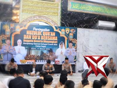 Peringatan Nuzulul Qur&rsquo;an dan Doa Bersama Polres Tegal