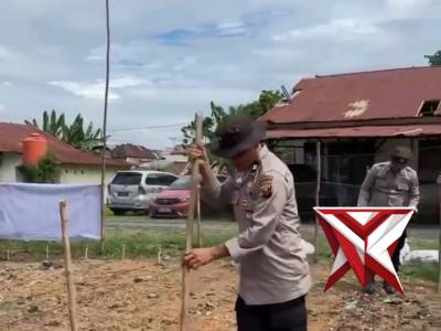 Ketahanan Pangan Polsek Merapi Polres Lahat