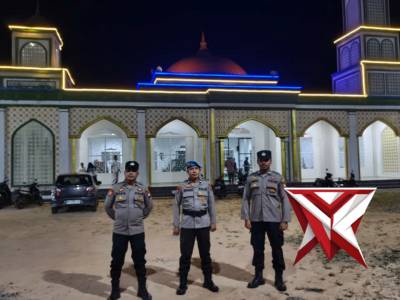 Pelaksanaan Kegiatan Pam Juadah dan Sholat Tarawih di Kecamatan Ngabang, Kabupaten Landak.