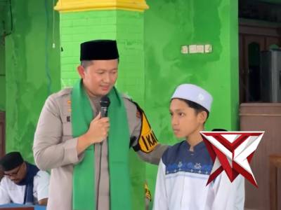 Safari Ramadhan Polres Magetan di Ponpes Al Hidayat Karas