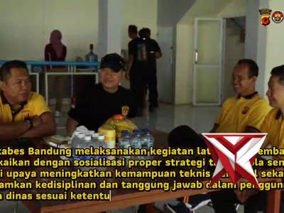 Sosialisasi Proper Strategi Tata Kelola Senjata Api Polrestabes Bandung