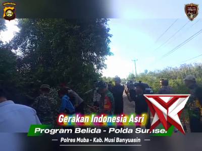 Gerakan Indonesia Asri-Program Belida Polda Sumsel