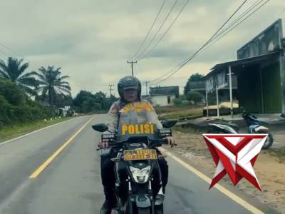 Anggota Polsek Airgegas Melaksanakan Patroli R2 Di Wilkum Airgegas