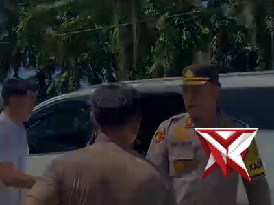 Kapolres Bengkulu Selatan Monitoring dan Pengecekan Pos Pam Pelayanan dan Terpadu Dalam Rangka Ops
