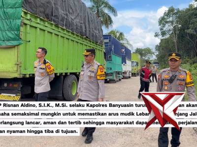 Kunjungan Karo ops Polda Sumsel