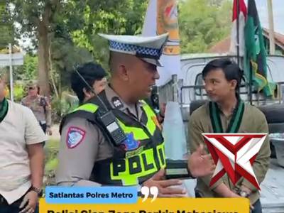 Polisi Siap Jaga Parkir Mahasiswa Saat Aksi Unras
