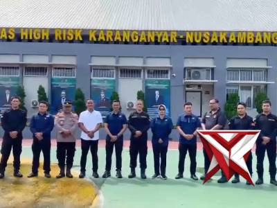 Dirresnarkoba melakukan kunjungan Lapas Narkotika & lapas Sel Super Maximum Security di Kota Cilacap