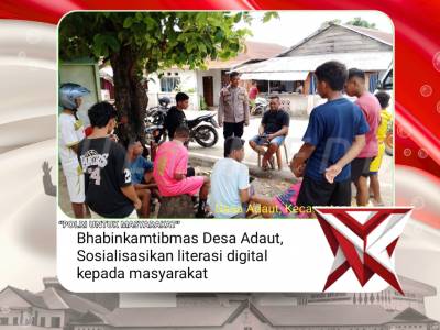 Bhabinkamtibmas desa adaut