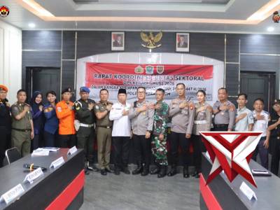 Rapat Koordinasi Lintas Sektoral Kesiapan Pam Idul Fitri 1447 H