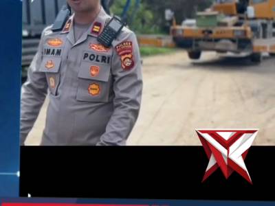 Polsek Tungkal Jaya Melaksanakan Gatur Lalin Jalintim Palembang Jambi