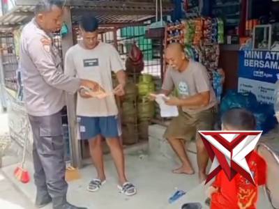 Sosialisasi Maklumat Kapolda Riau Tentang Karhutla oleh Polsek Kerumutan