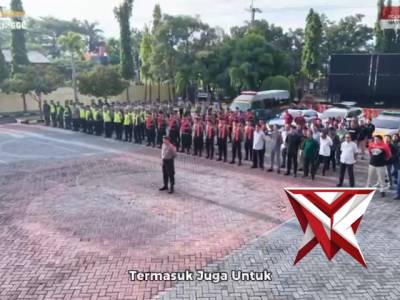 Apel siaga pelayanan malam takbir hari raya idul fitri 1147 H
